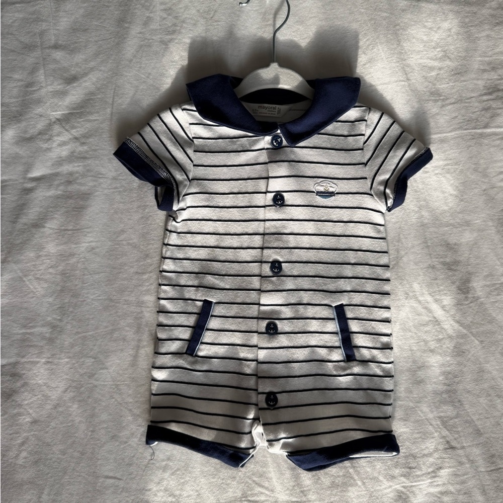 Mayoral nautical onesie